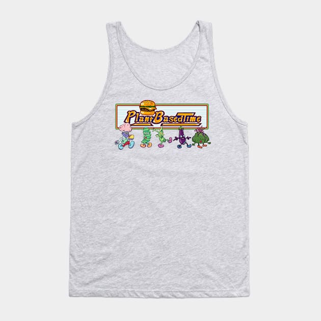 Plant Based Time Tank Top by upperdeckertees